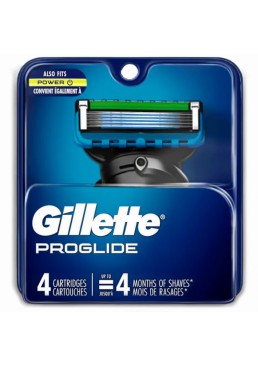 Сменные картриджи для бритья Gillette ProGlide, 4 шт.