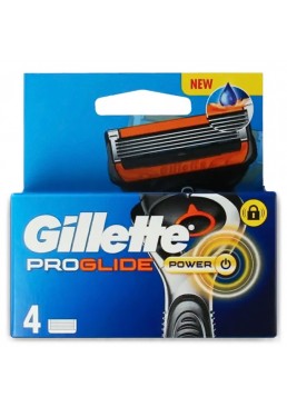 Сменные картриджи для бритья Gillette ProGlide Power, 4 шт.