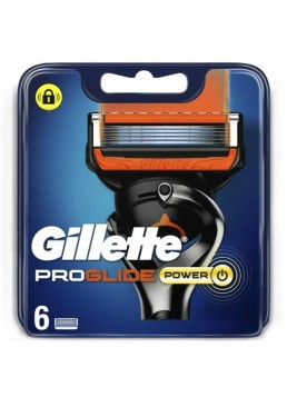 Сменные картриджи для бритья Gillette ProGlide Power, 6 шт.