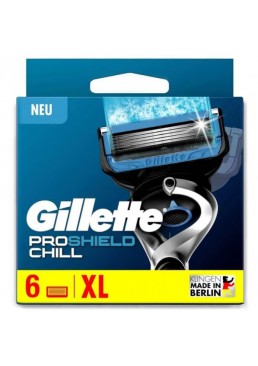 Сменные картриджи для бритья Gillette ProShield Chill, 6 шт.
