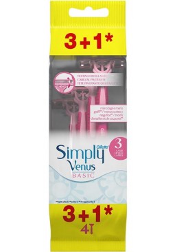 Одноразові станки  Gillette Venus  Simply BASIC, 4шт