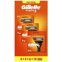 Сменные кассеты для бритья Gillette Fusion 5, 14 шт