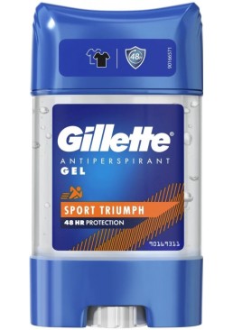 Гелевий дезодорант-антиперспірант Gillette Sport Triumph, 70 мл