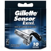 Сменные картриджи для бритья Gillette Sensor Excel, 10 шт.