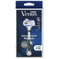 Бритва Gillette Venus Deluxe Smooth Platinum, 1 станок + 1 кассета