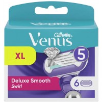 Сменные картриджи Gillette Venus Swirl Deluxe Smooth, 6 шт