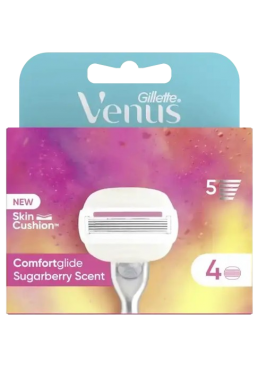 Змінні картриджі для гоління Gillette Venus Olay ComfortGlide Sugarberry, 4 шт