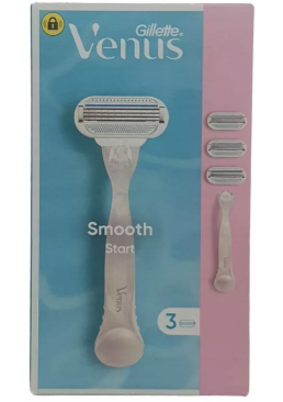 Станок для гоління Venus Smooth Start + змінні картриджі 3 шт