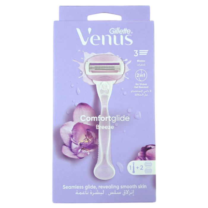 Станок для гоління жіночий Gillette Venus Breeze, 1 станок+2 касети - 