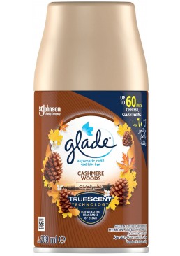 Сменный баллон к автоматическому освежителю воздуха Glade Нежность кашемира и сандал, 269 мл