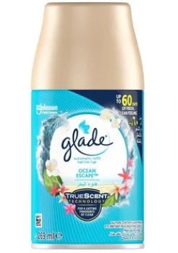 Сменный баллон к автоматическому освежителю воздуха Glade Океанский оазис, 269 мл