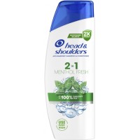 Шампунь Head & Shoulders 2 в 1 Против перхоти Свежесть ментола, 330 мл 