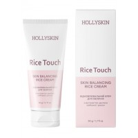 Відновлювальний крем для обличчя Hollyskin Rice Touch з екстрактом центелли азіатської та рисом, 50 мл