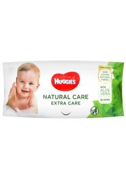 Салфетки влажные Natural Care Extra Care Aloe, 56 шт