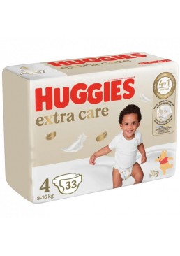 Підгузки Huggies Extra Care 4 (8-16 кг) 33 шт.