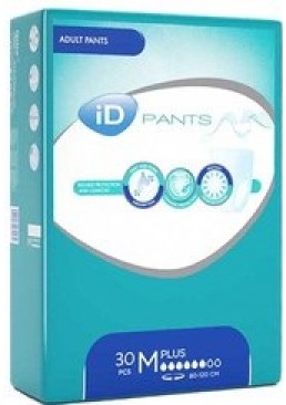 Подгузники-трусики для взрослых iD Plus M, 30 шт