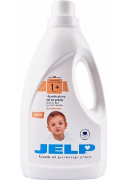 Гипоаллергенный гель для стирки JELP 1+ для цветного белья, 1.5 л