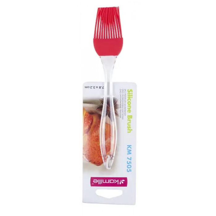 Пензлик силіконовий Kamille КМ-7505 18 х 3 см - 