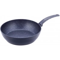Сковорода-сотейник Kamille Black Marble алюмінієва KM-4137, 32 см