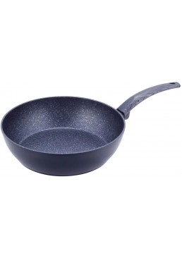 Сковорода-сотейник Kamille Black Marble алюминиевая KM-4137, 32 см