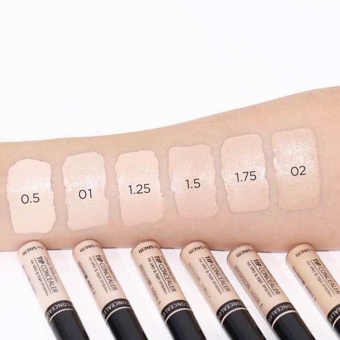 Рідкий консилер для обличчя The Saem Cover Perfection Concealer 1.5 Natural Beige (натуральний), 6.5 г - 