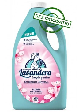 Гель для стирки Lavandera Flores de Cerezo с ароматом цветущей вишни,(90 стирок)