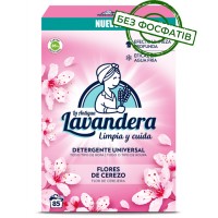 Пральний порошок Lavandera Flores de Cerezo універсальний з ароматом квітучої вишні, 4.675 кг (85 прань)