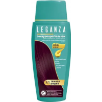 Тонуючий бальзам для волосся Leganza №51 Темна вишня, 150 мл
