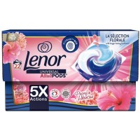 Капсули для прання Lenor Півонія та гібіскус для всіх типів тканин, 22 шт