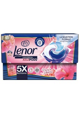 Капсули для прання Lenor Півонія та гібіскус для всіх типів тканин, 22 шт