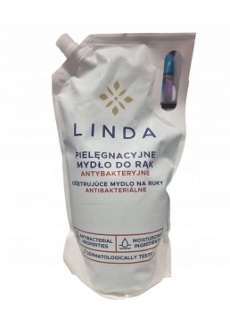 Жидкое мыло для рук Linda antibacterial care, 900 мл (запаска)