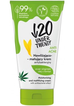 Крем для обличчя Lirene Under Twenty Зволожуючий Матуючий, 50 мл