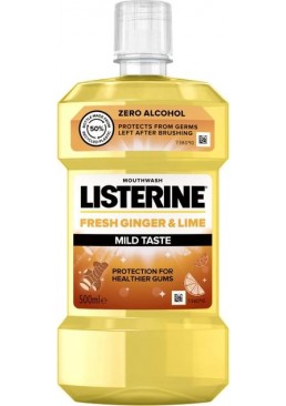 Ополіскувач для ротової порожнини Listerine свіжість імбиру та лайма, 500 мл