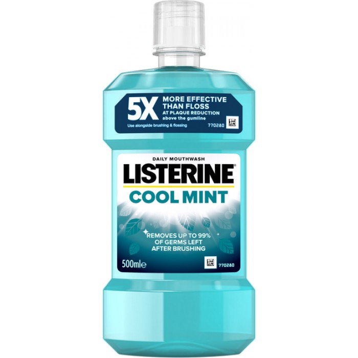 Ополаскиватель для ротовой полости Listerine Свежая мята Защита десен, 500 мл - 