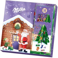 Адвент-календарь Milka 3D Bastel Рождественский дом, 163 г
