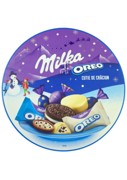 Подарочный набор конфет Milka Oreo Box Рождественская шкатулка, 197 г