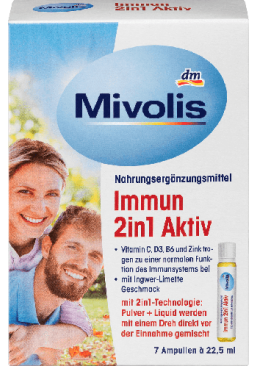 Біологічно активна добавка Mivolis Immun 2in1 Aktiv, 7 шт