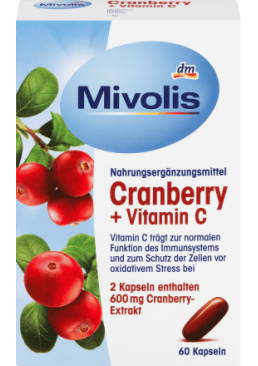 Витаминный комплекс Mivolis Cranberry + Vitamin C, 60 шт