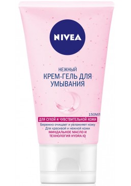 Крем-гель для умывания Nivea для сухой и чувствительной кожи, 150 мл 