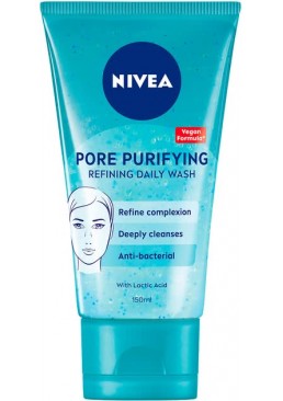 Матирующий гель для умывания Nivea для жирной кожи, 150 мл