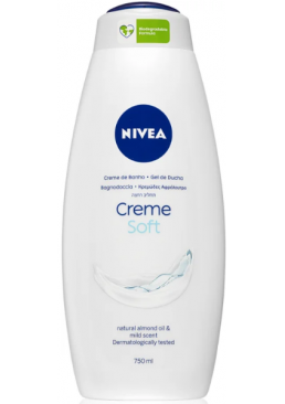 Гель-догляд для душа Nivea Creme Soft Зволоження і турбота, 750 мл