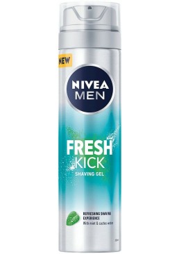Гель для гоління Nivea Men Fresh Kick, 200 мл