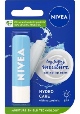 Бальзам для губ Nivea Аква забота, 4,8г