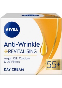 Крем для лица Nivea Энергия Молодости 55+ дневной антивозрастной против морщин, 50 мл