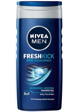 Гель для душу Nivea Men Екстремальна свіжість 2в1, 500 мл