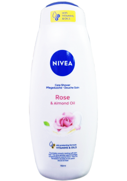Гель для душу Nivea Care Shower Троянда та мигдаль, 750 мл