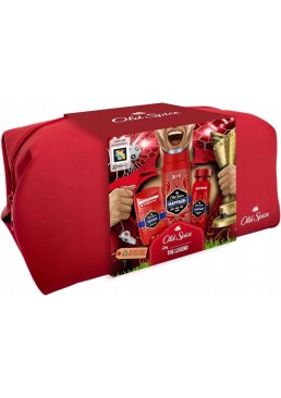 Подарунковий набір Old Spice Captain (косметичка, гель для душу 250 мл, дезодорант-спрей 150 мл, дезодорант 50 мл)