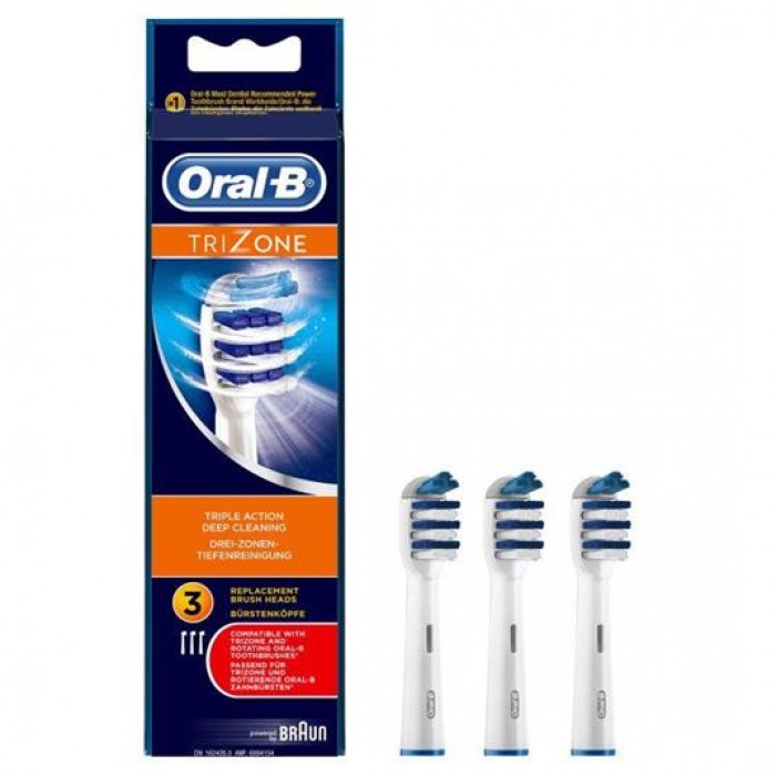Сменные насадки для зубной щетки Oral-B Tri Zone, 3 шт - 
