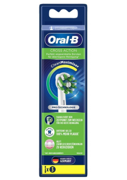 Насадки для електричної зубної щітки Oral-B Cross Action EB 50 RB Clean Maximiser, 3 шт