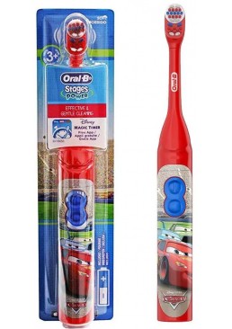 Дитяча електрична зубна щітка Oral-B Disney Машинка, 1 шт